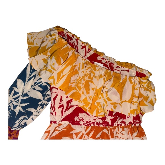 Borgo De Nor 100% Silk Tiered Maxi Dress 14 UK 10 US - Picture 5 of 11